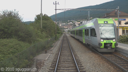 Vista dalla cabina - BLS RABe 535 (Lotschberger)